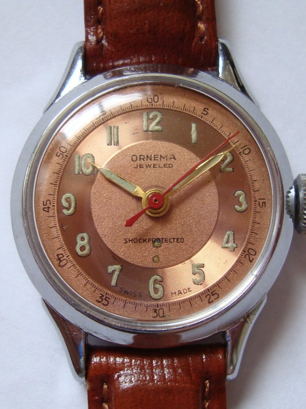 VINTAGE WIND UP ORENA 1 JEWEL,RUN GREAT